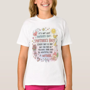 Heartfelt Mother's Day Everyday Doodle T-Shirt Des