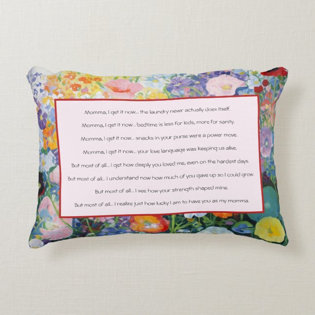 Heartfelt Mother's Day Pillow (Front)