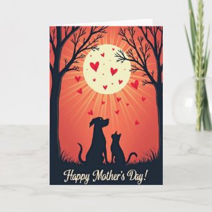 Heartfelt Mothers Day Scene Card