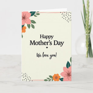 Heartfelt Mothers Day Wish Card