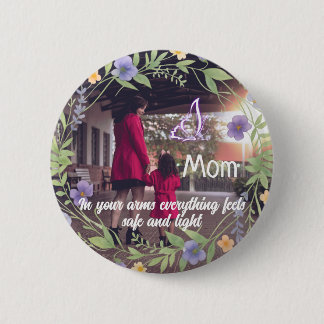 Heartfelt Mum Button Pin