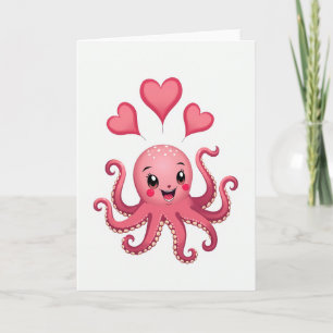 Heartfelt Octopus Friend Card