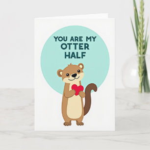 Heartfelt Otter Half Card