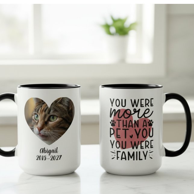 Heartfelt Pet Memorial Photo – Loving Remembrance Mug (Heartfelt Pet Memorial Photo – Loving Pet Remembrance)
