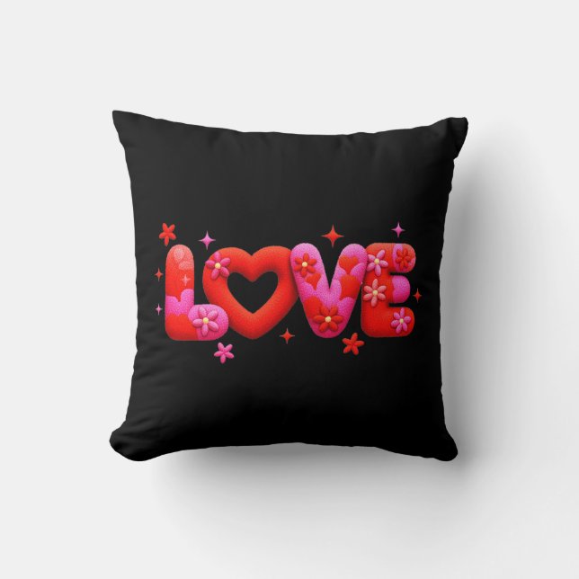 Heartfelt Pop Art Cushion (Front)