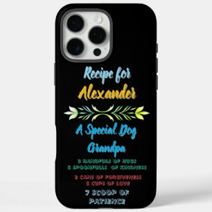 Heartfelt recipe for dog Alexander iPhone 16 Pro Max Case