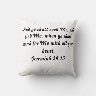 Heartfelt Rest: Seek Him Pillow