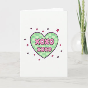 Heartfelt Retro Xoxo Love Card