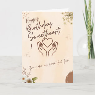 Heartfelt, Supportive Birthday card for Grandchild