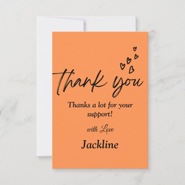 Heartfelt Thank You Card (Front)