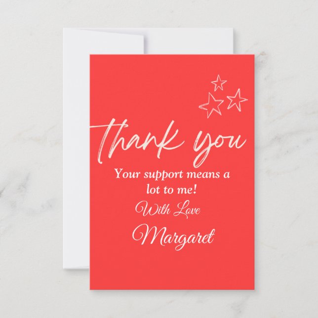 Heartfelt Thank You Card (Front)