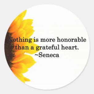 Heartfelt Thanks Classic Round Sticker