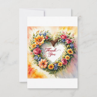 Heartfelt Thanks! Thank You Card