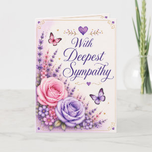 Heartfelt Thoughts - Sympathy Card
