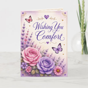 Heartfelt Thoughts - Wishing You Comfort Card