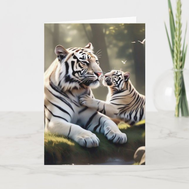 Heartfelt Tiger Moments – Greeting Card (Front)