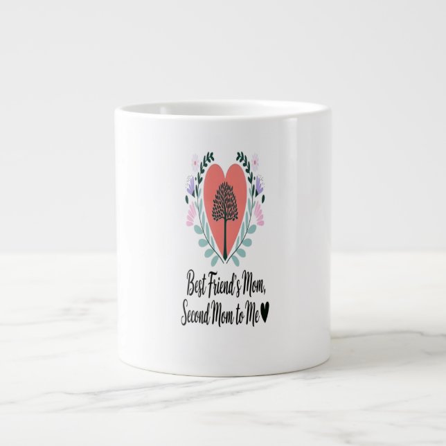 Heartfelt Tribute to a Second Mum Large Coffee Mug (Front)