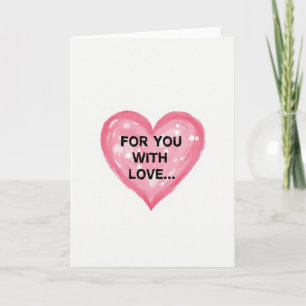 Heartfelt Watercolor Card