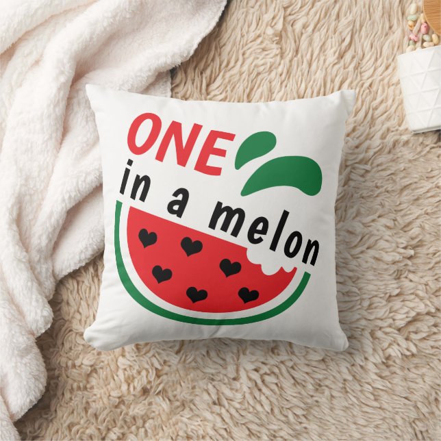 Heartfelt Watermelon ONE in a Melon Cushion (Blanket)