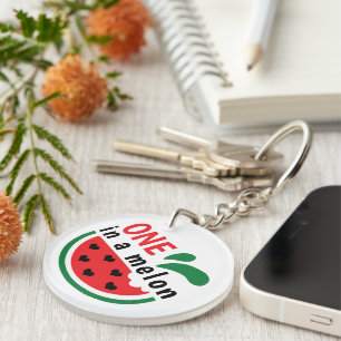 Heartfelt Watermelon ONE in a Melon Key Ring