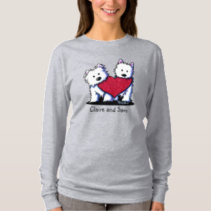 Heartfelt Westie Terrier  T-Shirt