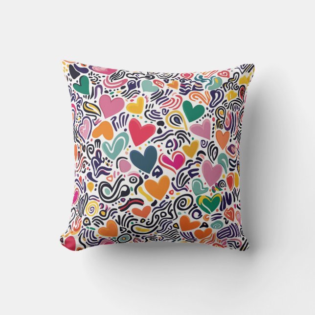 Heartfelt Whimsy Cushion (Front)
