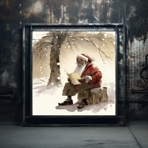  Heartfelt Wishes: African American Santa (4) Poster
