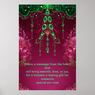 Heartfelt Words: A Personalised Gift of Love  Poster