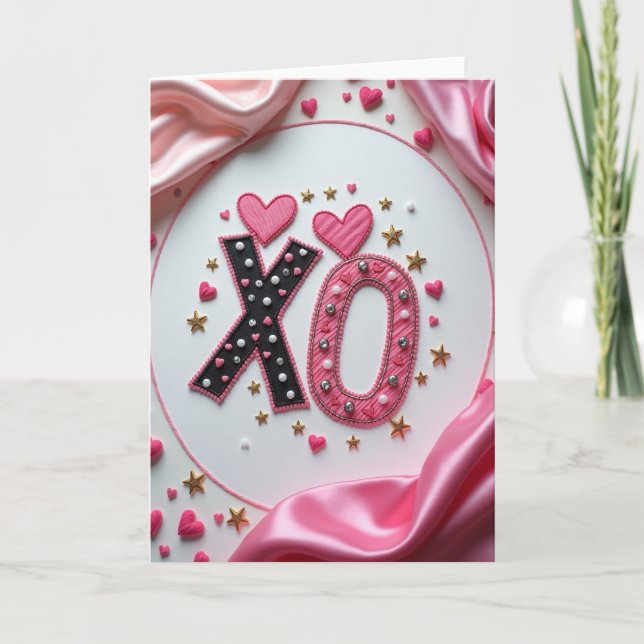 Heartfelt Xo Keepsake Card (Front)