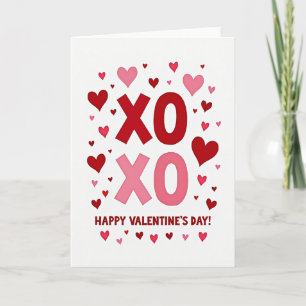 Heartfelt Xoxo Valentines Day Card