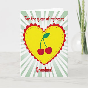 Heartfelt Yellow Grandma Card