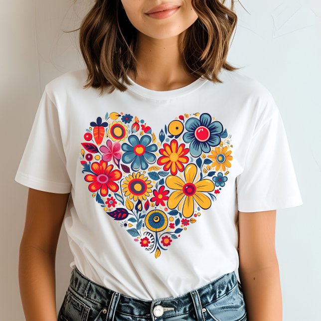 Heartful blossom  T-Shirt (Creator Uploaded)