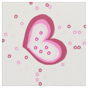 Heartfully design patterns  fabric