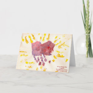 "HeartGlow" by Raegan Aria Greeting Card
