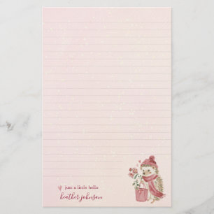 Hearthlight Notes A Little Love Romantic Winter Stationery