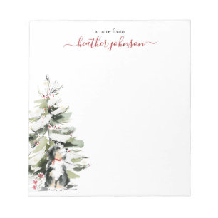 Hearthlight Notes Winter Cosy Dog Personalised