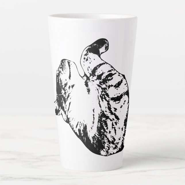 Hearthside Catnap Latte Mug (Front)