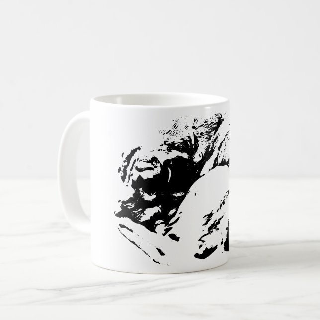 Hearthside Curl Coffee Mug (Front Left)