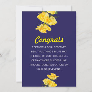 Heartiest Congratulations Invitation