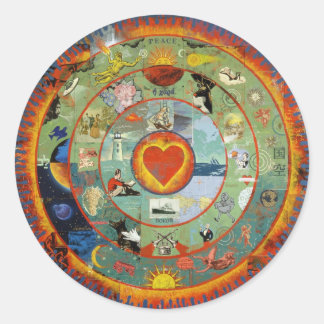 HeartImageFreda Classic Round Sticker