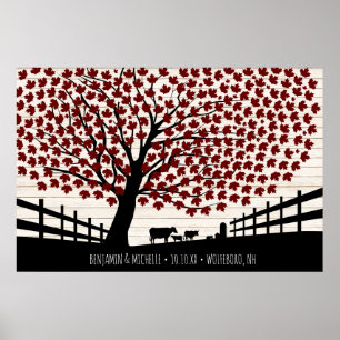 Heartland - 250 Signature Guest Book Alternative