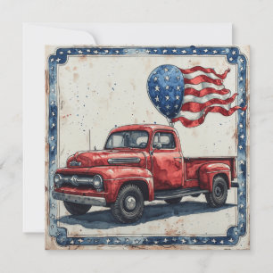 Heartland Flag Explorer: Vintage Glory Holiday Card
