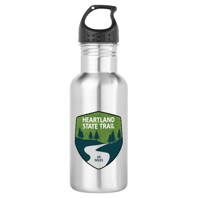 Heartland State Trail 532 Ml Water Bottle (Front)