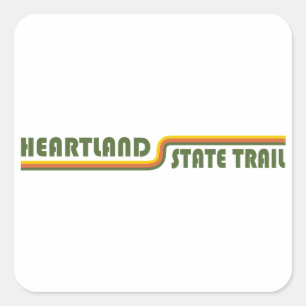 Heartland State Trail Square Sticker