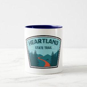 Heartland State Trail Two-Tone Coffee Mug