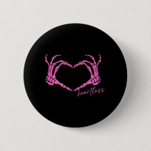 Heartless Skeleton Hands Classic 6 Cm Round Badge