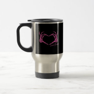 Heartless Skeleton Hands Classic Travel Mug