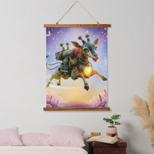 Heartlight Voyager of the Moonlit Skies. Hanging Tapestry