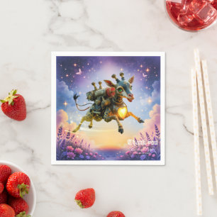 Heartlight Voyager of the Moonlit Skies. Napkin