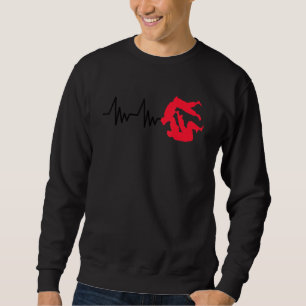 Heartline Sport Judo Martial Heart Life Line 8 Sweatshirt